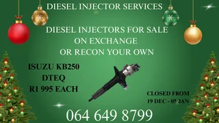 Recon Your Isuzu Kb250 Dteq Diesel Injectors With 6 Months Warranty