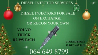 Volvo Truck Diesel Injectors For Sale Or Recon Your Own With 6 Months Warranty