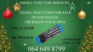 Excavator Diesel Injectors For Sale Or Recon Your Own With Copper Washers And Warranty