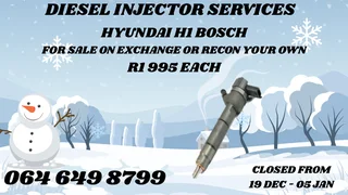 Let Us Recon Your Hyundai H1 Bosch Diesel Injectors Copper Washers And Warranty Included