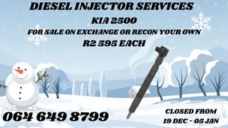 Let Us Recon Your Kia 2500 Diesel Injectors 6 Months Warranty Included