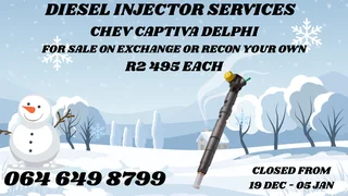 Chev Captiva Delphi Diesel Injectors For Sale On Exchange Or Recon Your Own