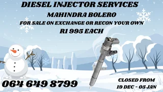 Mahindra Bolero Diesel Injectors For Sale On Exchange Or Recon Your Own 6 Months Warranty Included