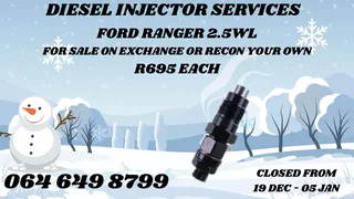 We Can Recon Your Ford Ranger 2.5wl Diesel Injectors Washer Kits Included