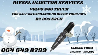 Volvo S40 Truck Diesel Injectors For Sale On Exchange Washers And Warranty Included