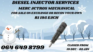 Merc Actros Mechanical Diesel Injectors For Sale Or Recon Your Own Washer Kits Included