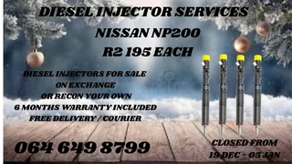 Nissan Np200 Diesel Injectors For Sale Or Recon Your Own