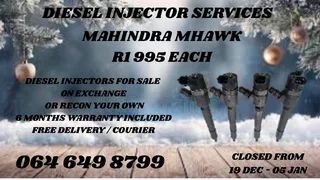 We Can Recon Your Mahindra Mhawk Diesel Injectors Warranty Included