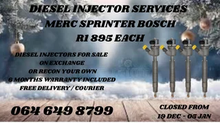 Recon Your Merc Sprinter Bosch Diesel Injectors Washers Included