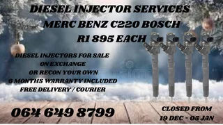 Merc Benz C220 Bosch Diesel Injectors For Sale On Exchange Or Recon Your Own Washers Included