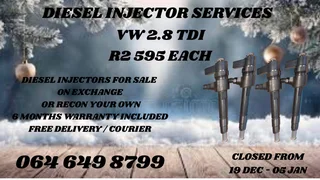 Let Us Recon Your Vw 2.8 Tdi Diesel Injectors Washers And Warranty Included