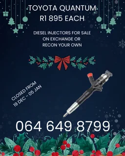 Toyota Quantum Diesel Injectors For Sale On Exchange Or Recon Your Own Warranty Included