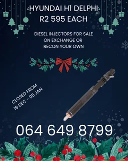 Hyundai H1 Delphi Diesel Injectors For Sale On Exchange Warranty Included