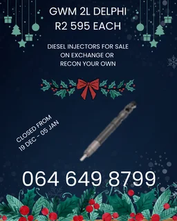 Gwm 2l Delphi Diesel Injectors With Washers For Sale Or Recon Your Own