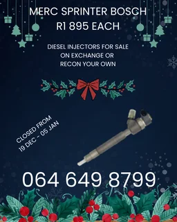 Let Us Recon Your Merc Sprinter Bosch Diesel Injectors