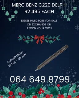 Let Us Recon Your Merc Benz C220 Delphi Diesel Injectors Warranty Included