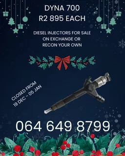 Dyna 700 Diesel Injectors For Sale On Exchange Warranty Included