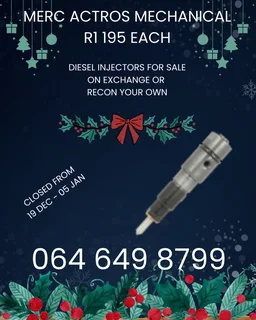 Merc Actros Diesel Injectors With Washers For Sale On Exchange Or Recon Your Own Warranty Incl