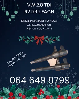 Vw 2.8 Tdi Diesel Injectors With Washers For Sale On Exchange Warranty Included