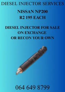 Let Us Recon Your Nissan Np200 Diesel Injectors Warranty Included