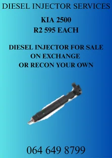 Recon Your Kia 2500 Diesel Injectors Washers And Warranty Included