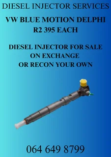 Vw Blue Motion Delphi Diesel Injectors For Sale Or Recon Your Own Washer And Warranty Included