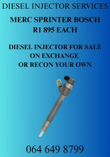 Merc Sprinter Bosch Diesel Injectors With Washers For Sale On Exchange Or Recon Your Own