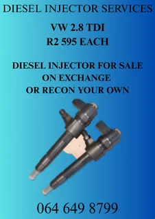 Vw 2.8 Tdi Diesel Injectors For Sale On Exchange Warranty Included