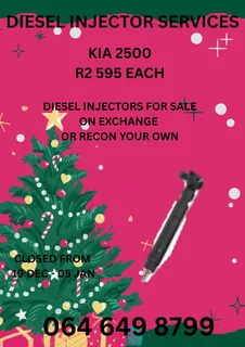 Let Us Recon Your Kia 2500 Diesel Injectors