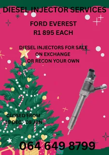 Ford Everest Diesel Injectors For Sale On Exchange Or Recon Your Own 6 Months Warranty Included