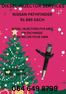 Nissan Pathfinder Diesel Injectors With Copper Washers For Sale On Exchange Or Recon Your Own
