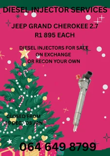 Let Us Recon Your Jeep Grand Cherokee 2.7 Diesel Injectors Copper Washers Included