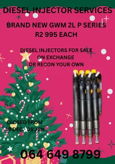 Brand New Gwm 2l P Series Diesel Injectors For Sale On Exchange
