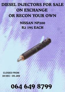 Nissan Np200 Diesel Injectors For Sale On Exchange 6 Months Warranty Included