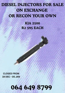 Kia 2500 Diesel Injectors With Copper Washers For Sale On Exchange Or Recon Your Own