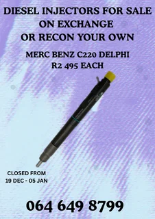 Recon Your Merc Benz C220 Delphi Diesel Injectors Copper Washers Included