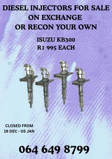 Isuzu Kb300 Diesel Injectors For Sale On Exchange With Warranty