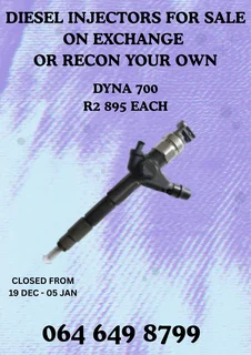 Dyna 700 Diesel Injectors For Sale Or Recon Your Own With Warranty