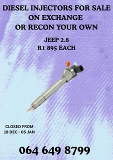Jeep 2.8 Diesel Injectors With Washers For Sale On Exchange Or Recon Your Own