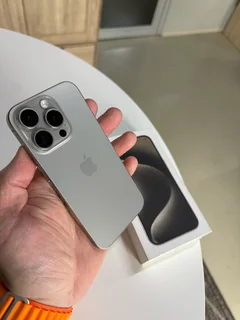 iPhone 15 Pro – 128GB | Natural Titanium | Box Included