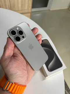 iPhone 15 Pro – 128GB | Natural Titanium | Box Included