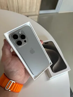 iPhone 15 Pro – 128GB | Natural Titanium | Box Included