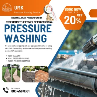 Professional Pressure Washing – Roofs | Walls | Driveways | Floors