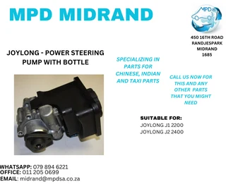 Joylong - Power Steering Pump With Bottle