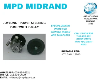 Joylong - Power Steering Pump With Pulley