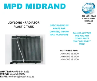 Joylong - Radiator Plastic Tank