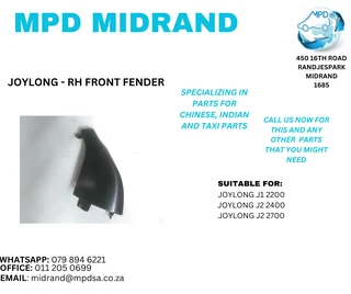 Joylong - RH Front Fender