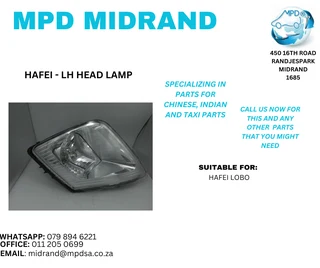 Hafei - LH Head Lamp