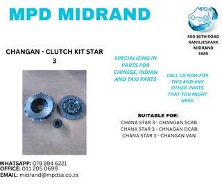 Changan - Clutch Kit Star 3