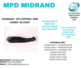 Changan - RH Control Arm Lower W/Joint